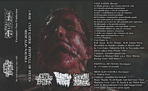 Mescalin Nausea : Cyst Eater - Fistfull of Feces - Mescalin Nausea